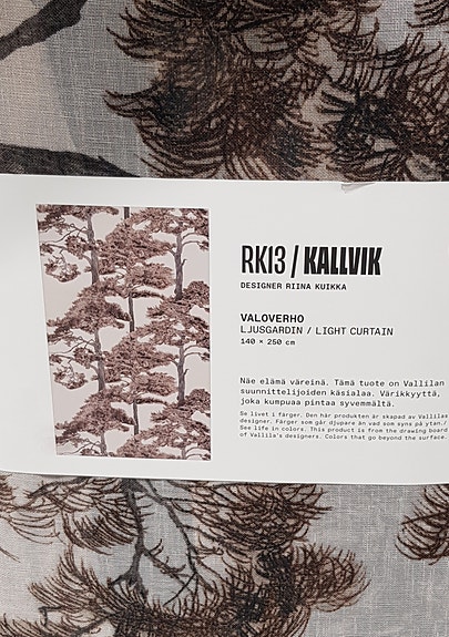vallila Kallvik valoverho 140x300 cm kuviollinen