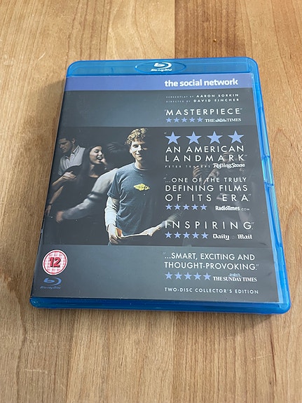 The Social Network Blu-ray elokuva