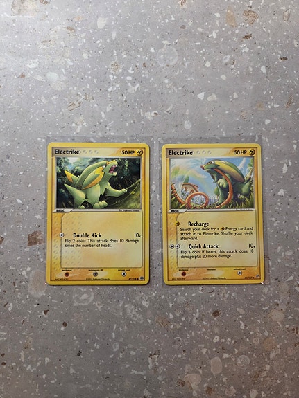 Electrike x 2 - Pokemon, EX Deoxys & EX Emerald