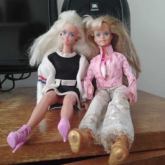 Vintage Barbie nuket+ vaatteet