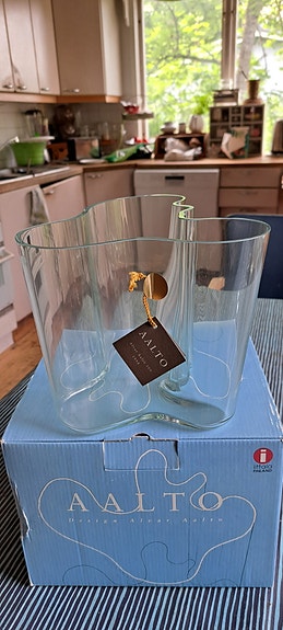 Iittala Aalto maljakko 160 mm kirkas [Uusi]
