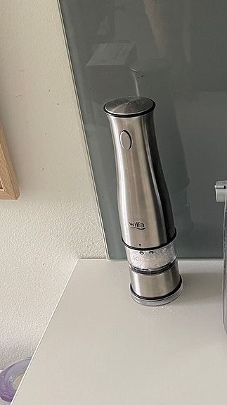 Wilfa sähköinen suolamylly teräs