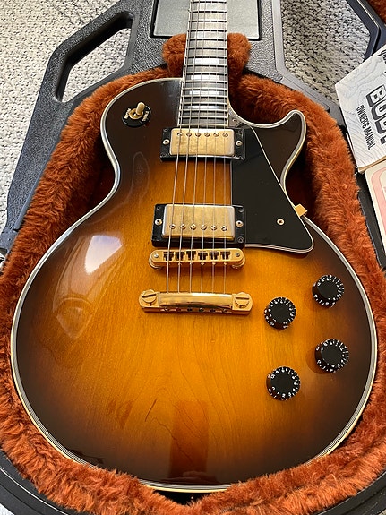 1988 Gibson Les Paul Custom - Tobacco Sunburst + OHSC & paperit