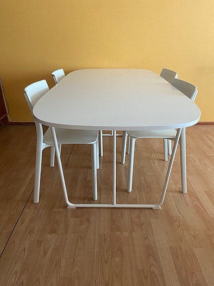 IKEA Obbeby pöytä ja 4 kpl Janinge-tuolia
