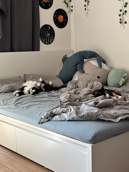 IKEA sänky laatikoilla