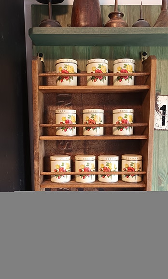 Vanhat maustepurkit 10 kpl