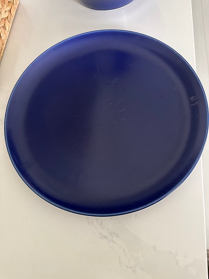 Gustafsberg sininen kulho ja lautanen