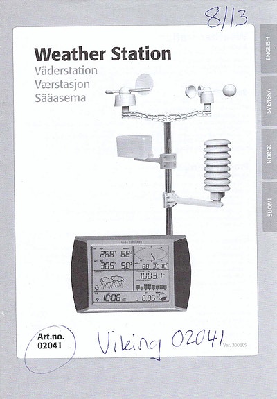 Langaton Viking 02041 USB-sääasema