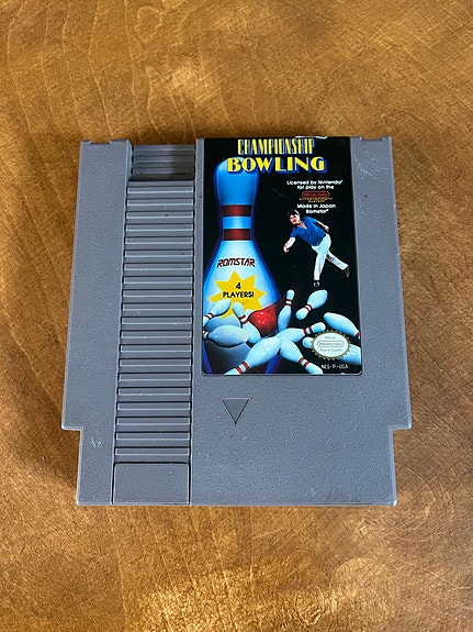 Nintendo NES-peli Championship Bowling