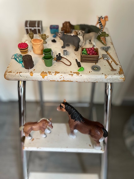Schleich eläimiä ja tarvikkeita