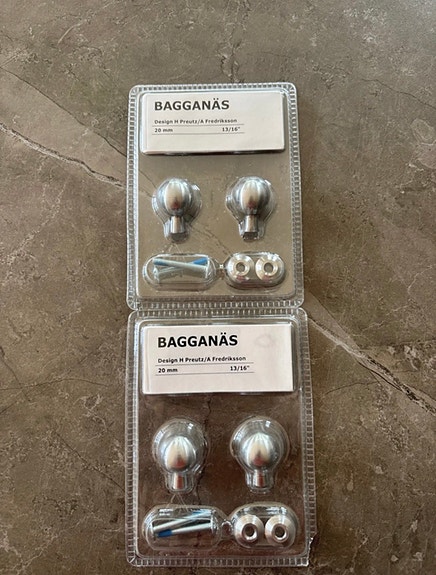 IKEA BAGGANÄS vetimet hopea