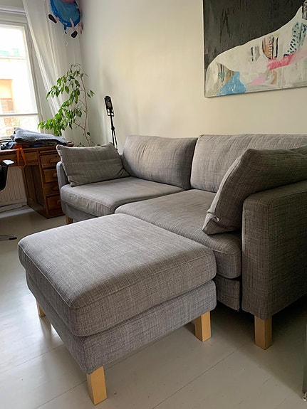 Ikea Karlstad vuodesohva ja rahi