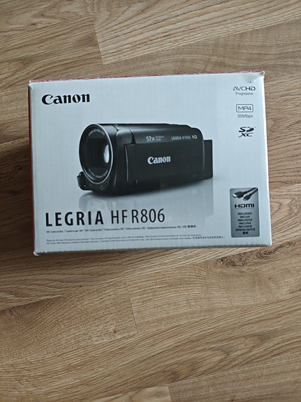 Canon Legria HF R806 videokamera musta