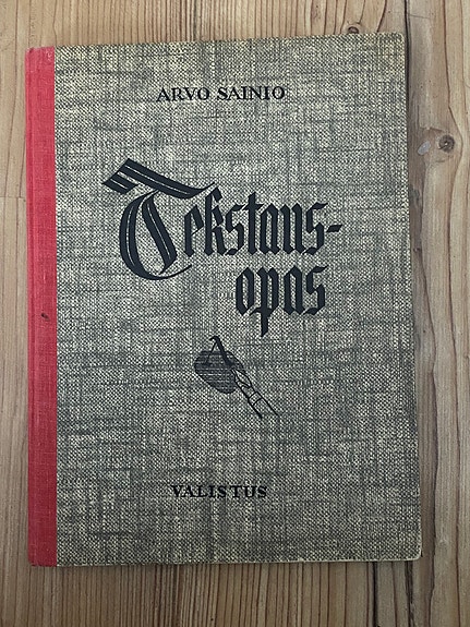 Arvo Sainio: Tekstausopas