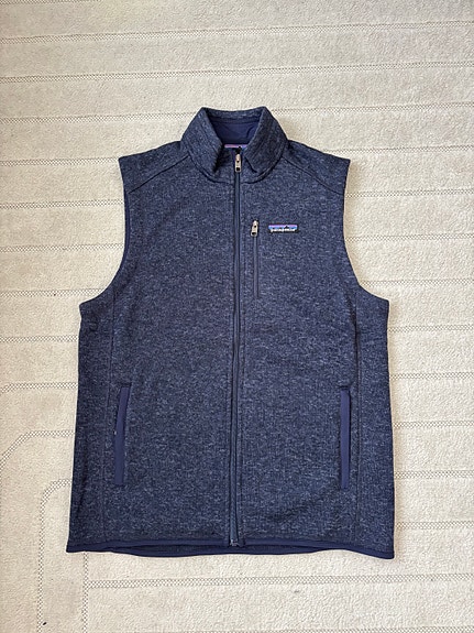 Patagonia fleece liivi M navy
