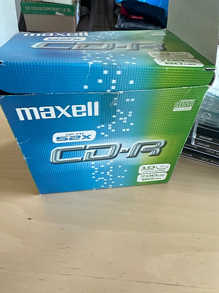 Maxell CD-R levyt 700MB 80min koteloissa