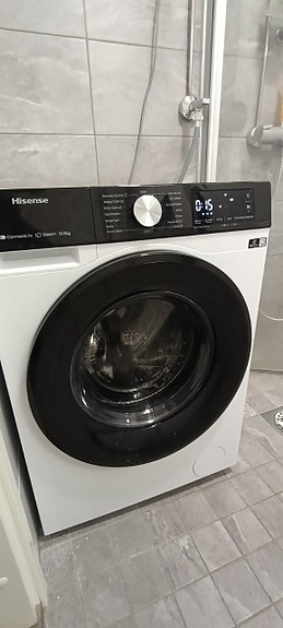 Hisense 10,5 kg pesukone (ConnectLife / Höyry) – Vain 6 kk vanha!