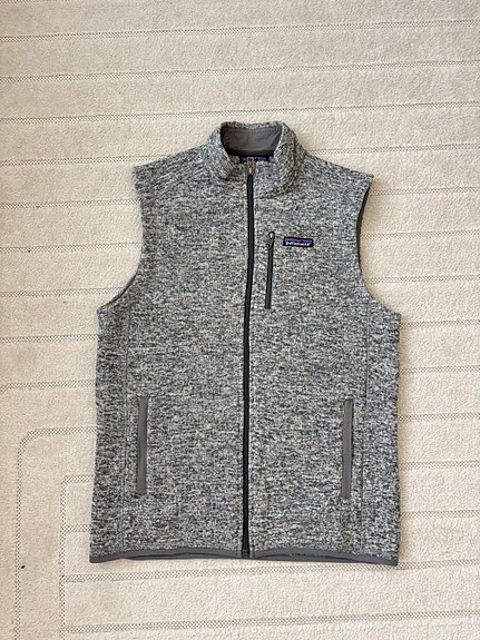 Patagonia fleece liivi M harmaa