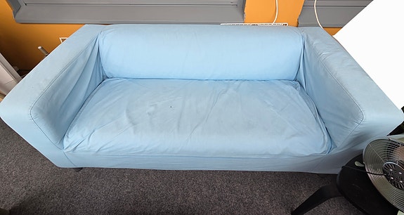 IKEA Klippan vaaleansininen 2 hengen sohva