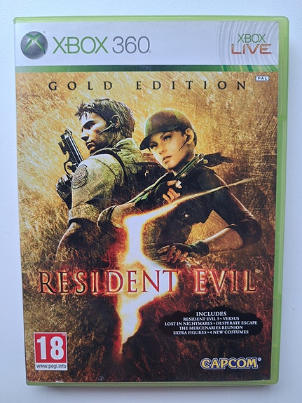 Xbox 360 Resident Evil 5 Gold Edition
