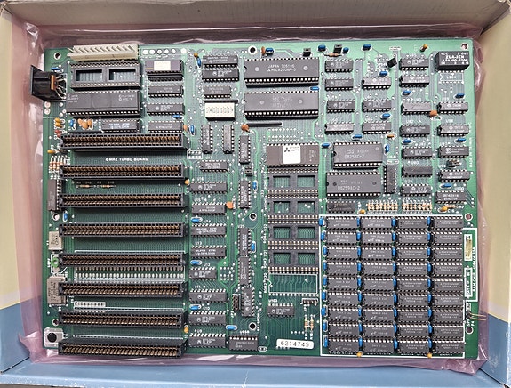 NOS 8088-2 Turbo Main Board PC XT -emolevy + 640kb muistia