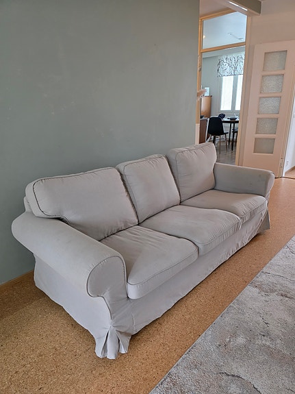 IKEA Ektorp 3 istuttava sohva + päälliset