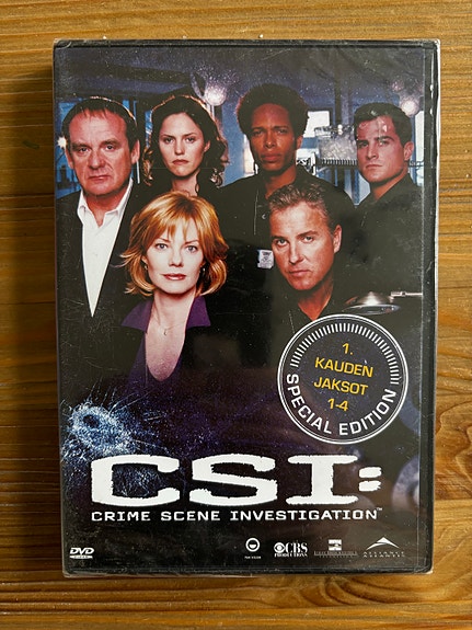 CSI: Crime Scene Investigation kausi 1 jaksot 1–4 DVD