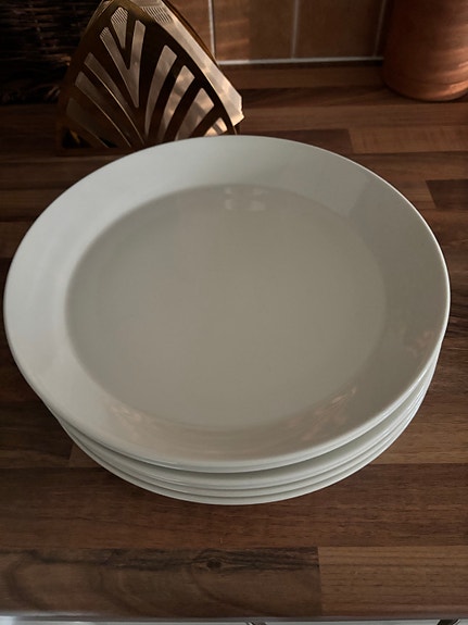 Iittala teema valkoiset lautaset 26, 6kpl