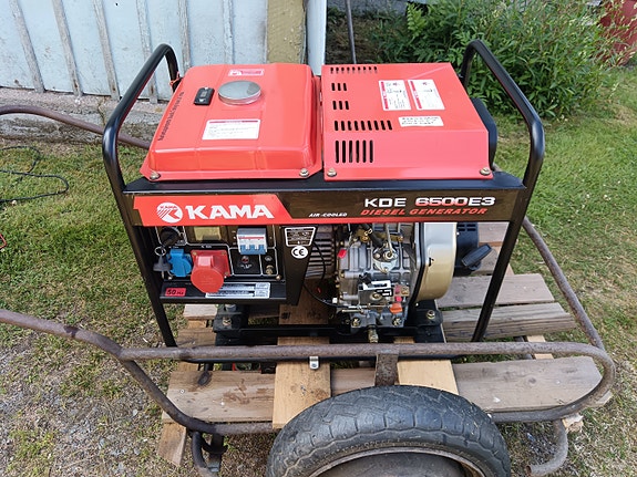 Kama 6500 kd aggregaatti, voimavirta 5,5kw