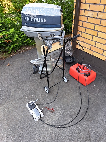 -Varattu- Evinrude 20hv perämoottori