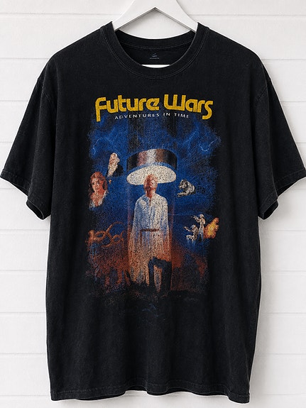 Future Wars t-paita XL musta