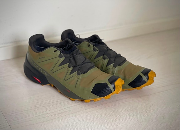 Salomon Speedcross vaelluskengät Gore-Tex koko 45 vihreä