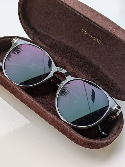 Tom Ford IAN-02 FT 0591 Havana/green 52N Sunglasses