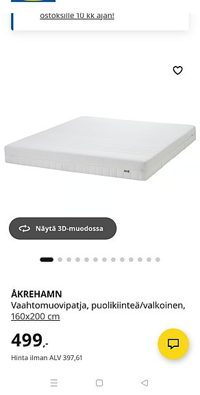 Åkrehamn patja Uusi