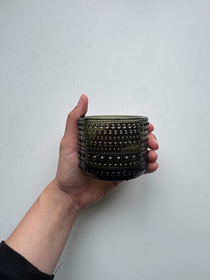 Iittala Kastehelmi tuikkukippo vihreä