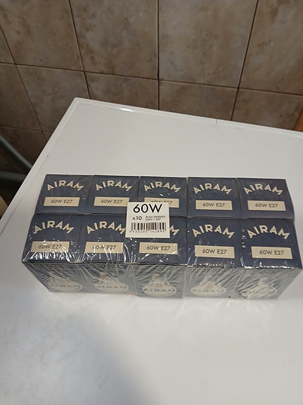 Airam 60W hehkulamppuja 50kpl