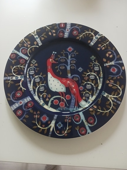Lautaset 24 cm tummansiniset
