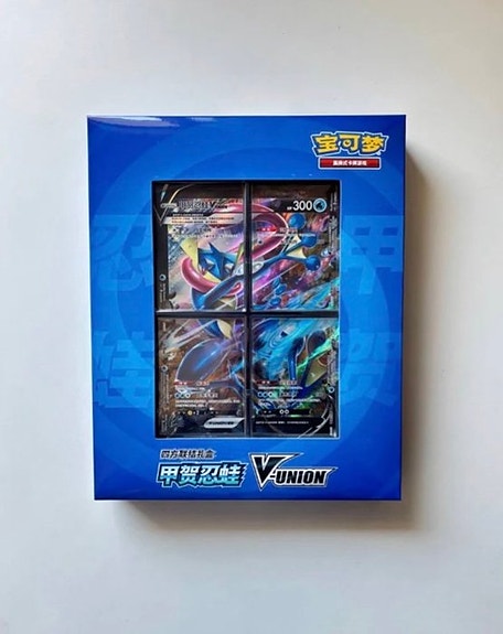 Pokémon - 1 Box - Pokemon Greninja V-UNION Gift Box Simplified Chinese Display