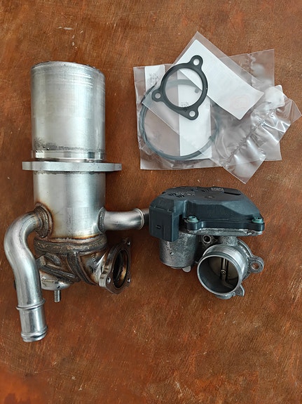 Audi a4 b9 2019 egr-lauhdutin + venttiili