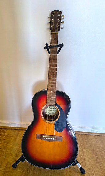 Fender CP-60S Parlor Sunburst -akustinen kitara
