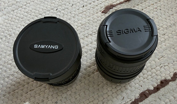 Samyang ja sigma linssit