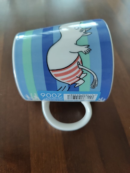 Arabia Muumi muki uimahyppy (tarrallinen)