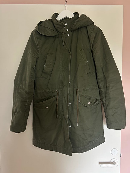 H&M parkatakki XS vihreä