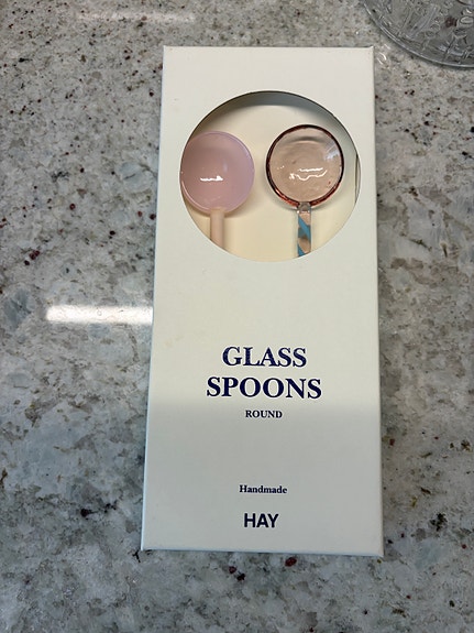 Hay Glass Spoons lasilusikat setti