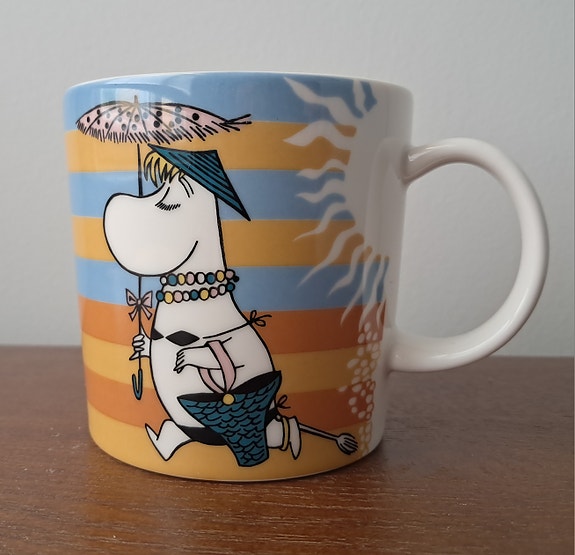 Muumimuki rantaelämää