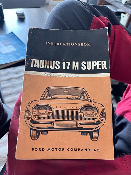 Ford Taunus 17M Super ohjekirja