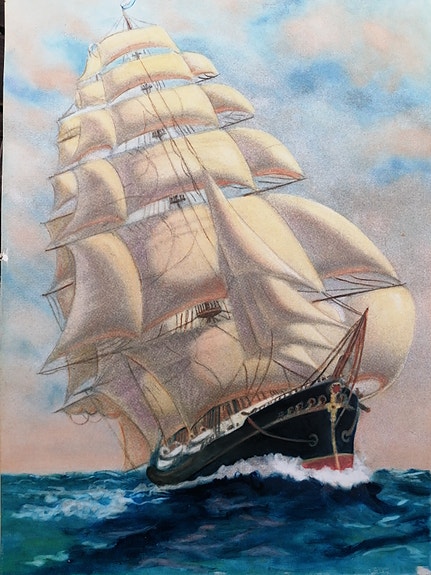 Purjevene maalaus
