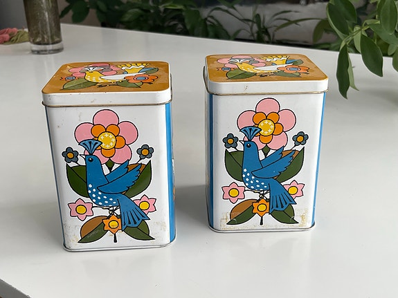 Retro peltipurkit