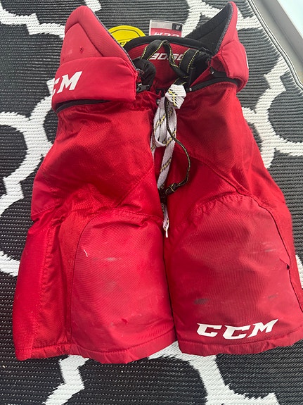 CCM jääkiekkohousut JR L punainen 9060 Tacks