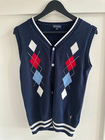Polo Ralph Lauren Polo Sport neuleliivi koko 160 sininen unisex